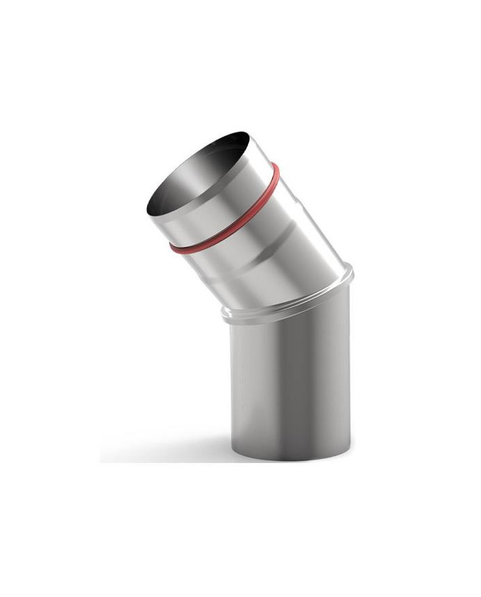 CODO 135° (45°) PELLET A.INOX. 80MM AMESTI